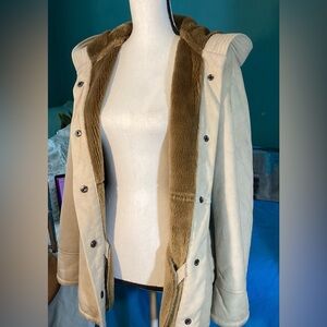 Gallery Petite cozy warm winter hooded coat. Size S